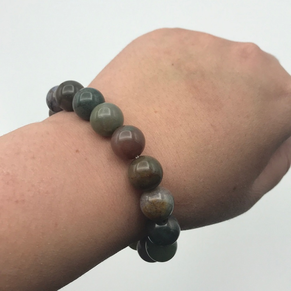 Stone Bead Stretchy Bracelet